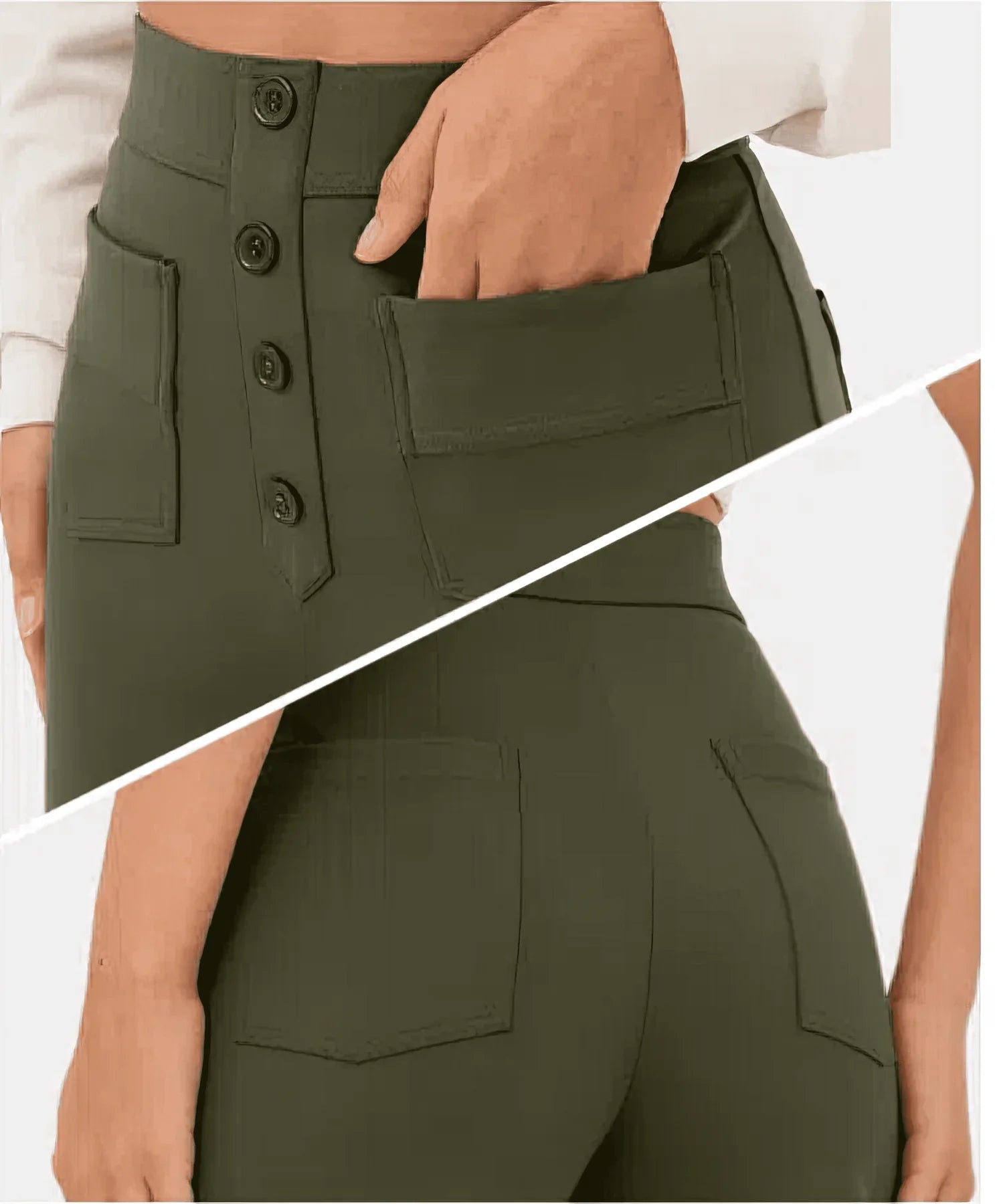 Isla | High-Waisted Trousers - ginlerie 1