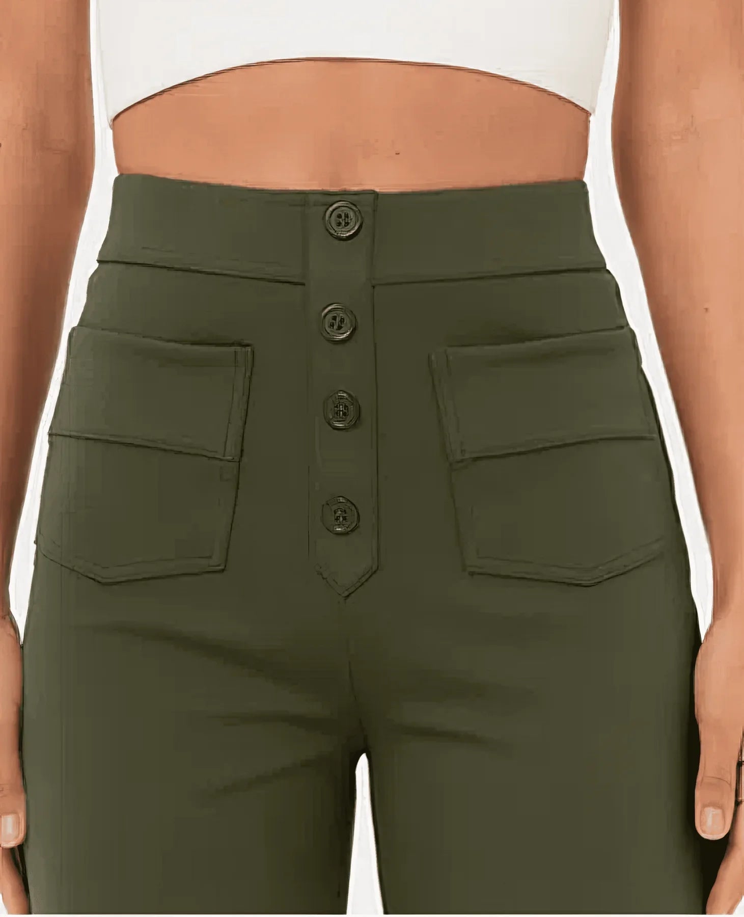 Isla | High-Waisted Trousers - ginlerie 2
