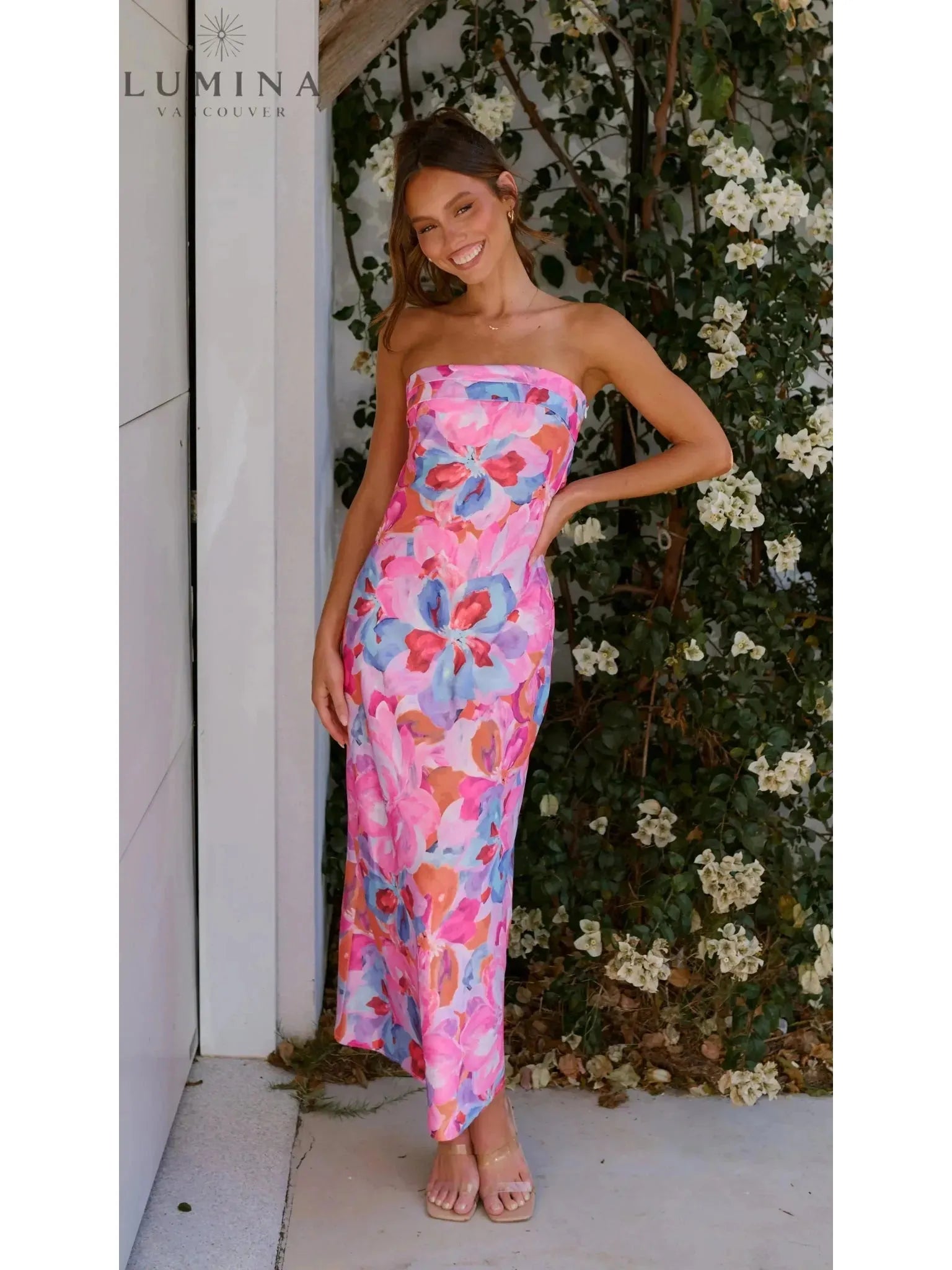 Jacyntha - Strapless Summer Chic Dress