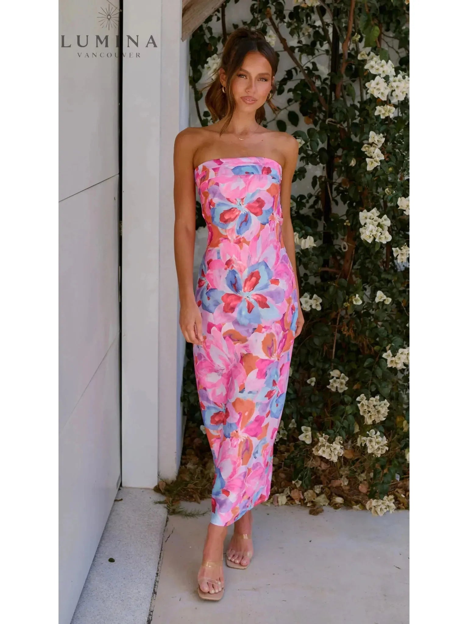 Jacyntha - Strapless Summer Chic Dress