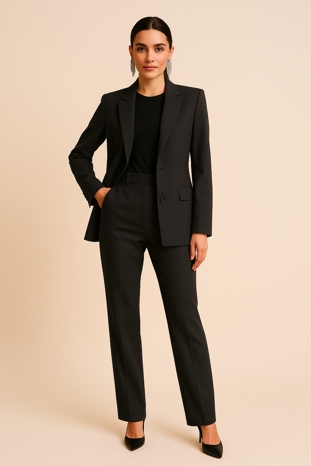 Jade | Tailored Pant Suit Set - ginlerie 1