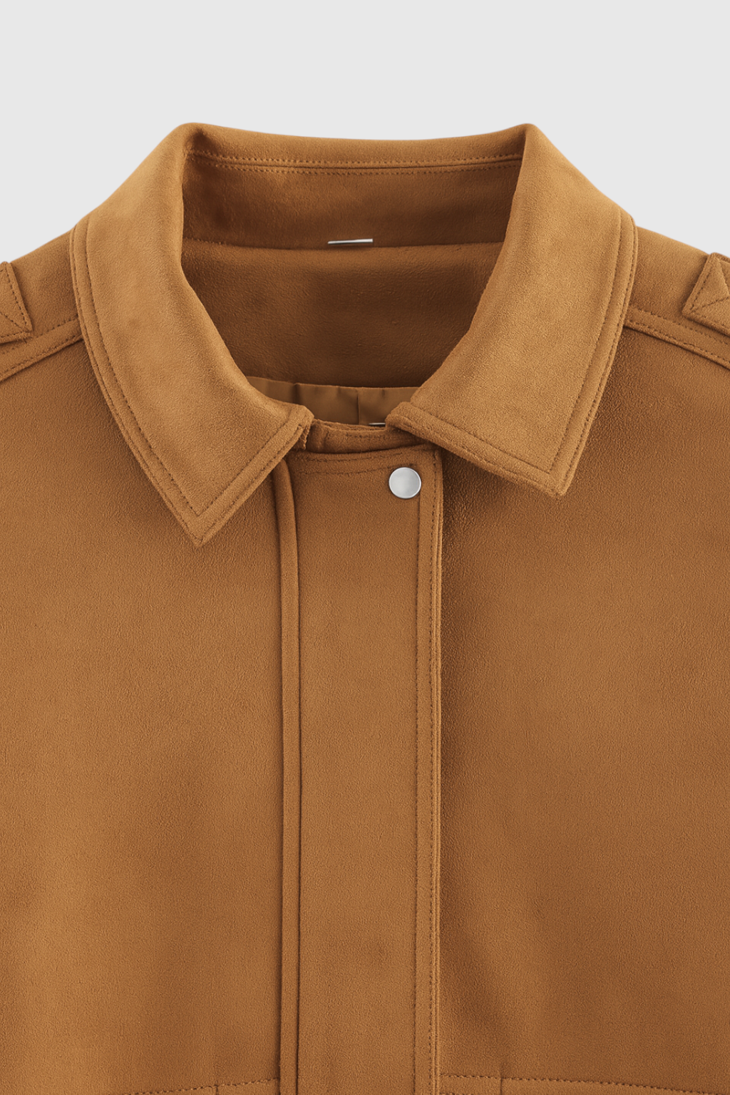 Kira | Brown Suede Bomber Jacket - ginlerie 5