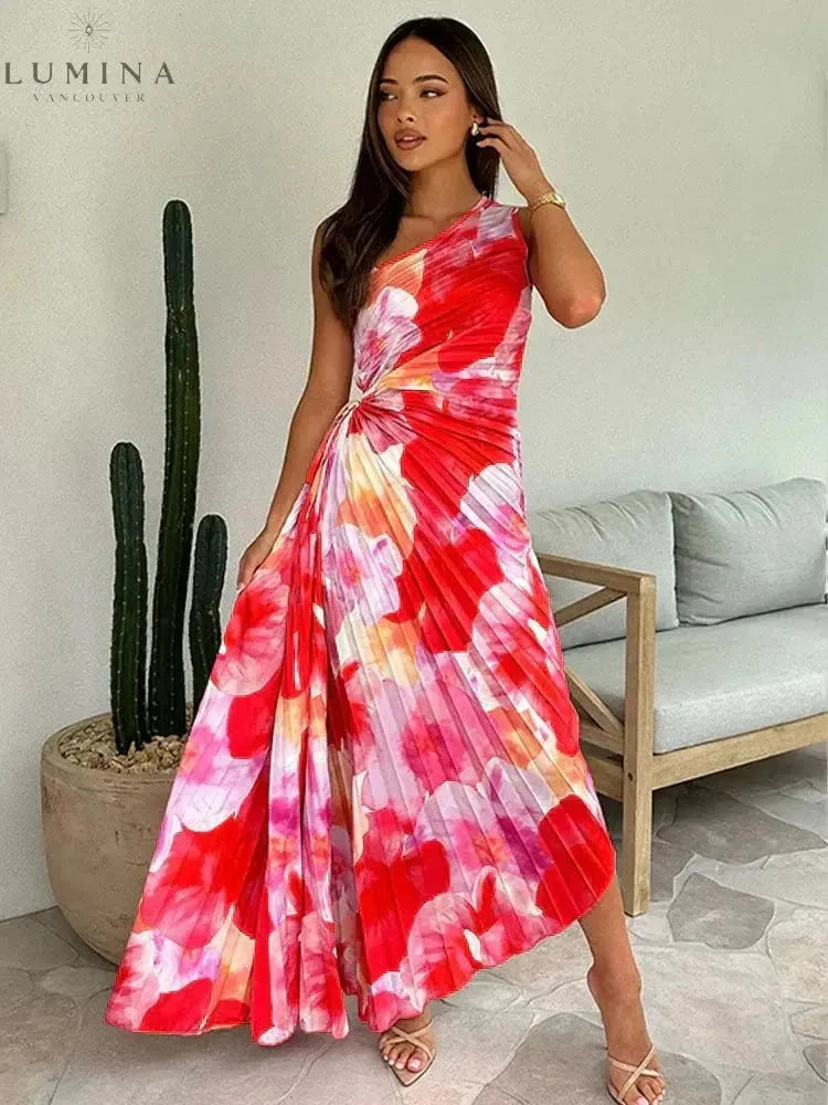 Kira | Pleated Summer Dress - ginlerie 5