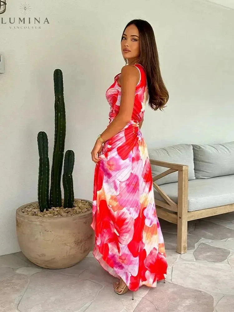 Kira | Pleated Summer Dress - ginlerie 7