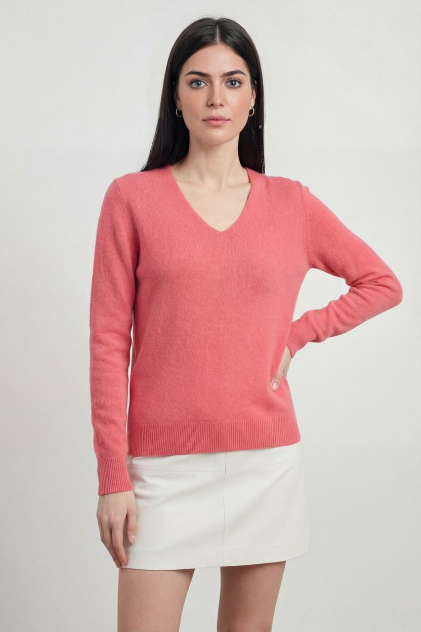 Lena | V-Neck Sweater - ginlerie 1