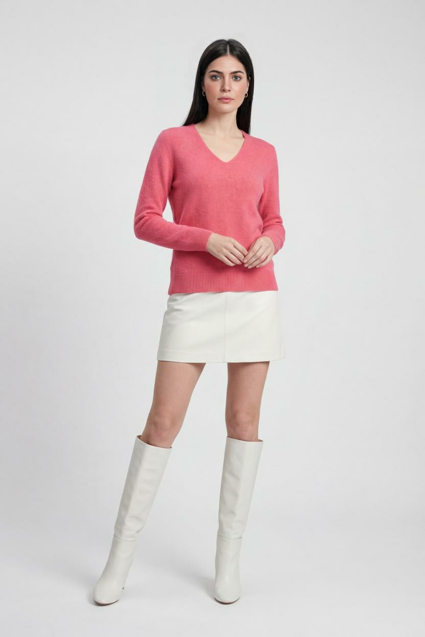 Lena | V-Neck Sweater - ginlerie 2