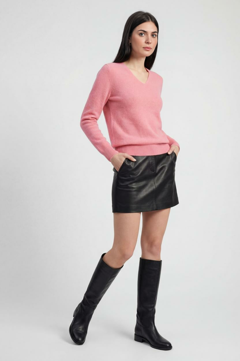 Lena | V-Neck Sweater - ginlerie 2