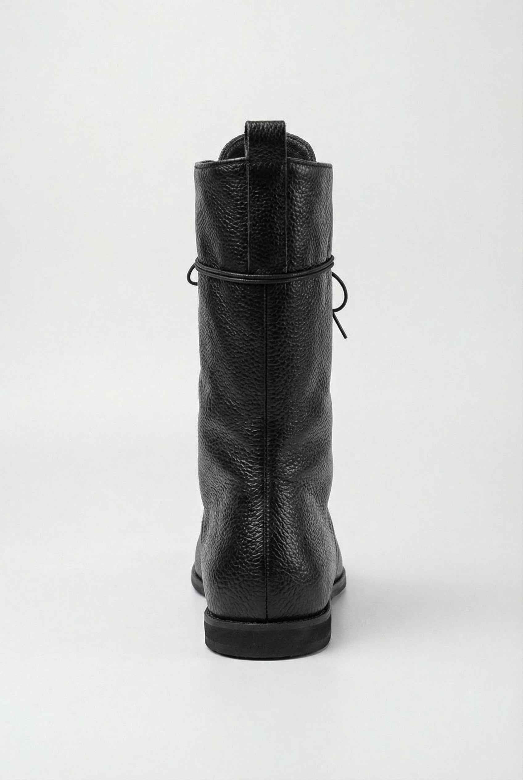 Luna | Black Lace Up Ankle Boots - ginlerie 5