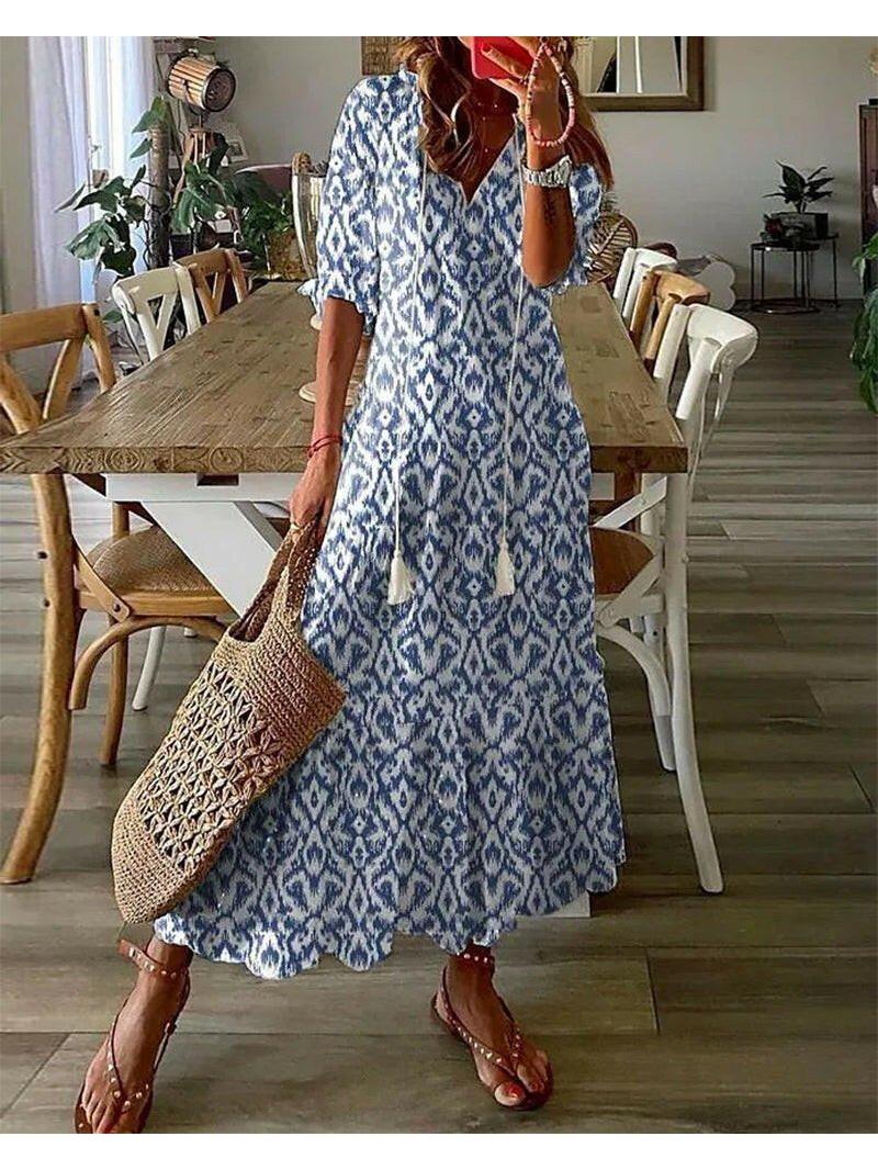 Luna | Bohemian Summer Dress - ginlerie 0