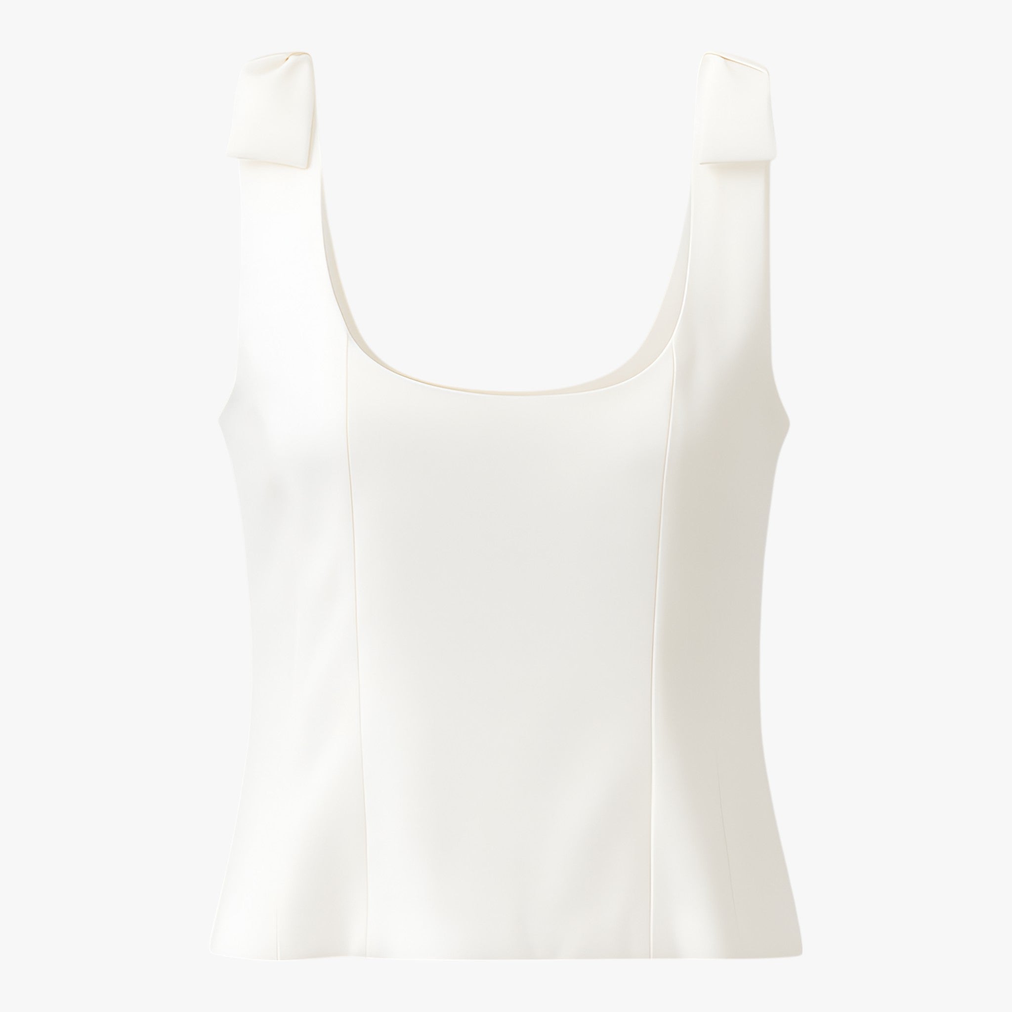 Luna | Bow-Detail Crop Top - ginlerie 0