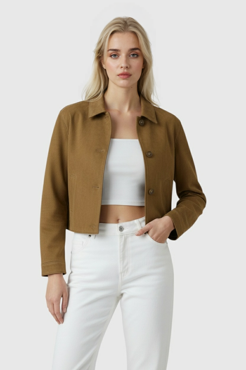 Luna | Casual Suede Jacket - ginlerie 1