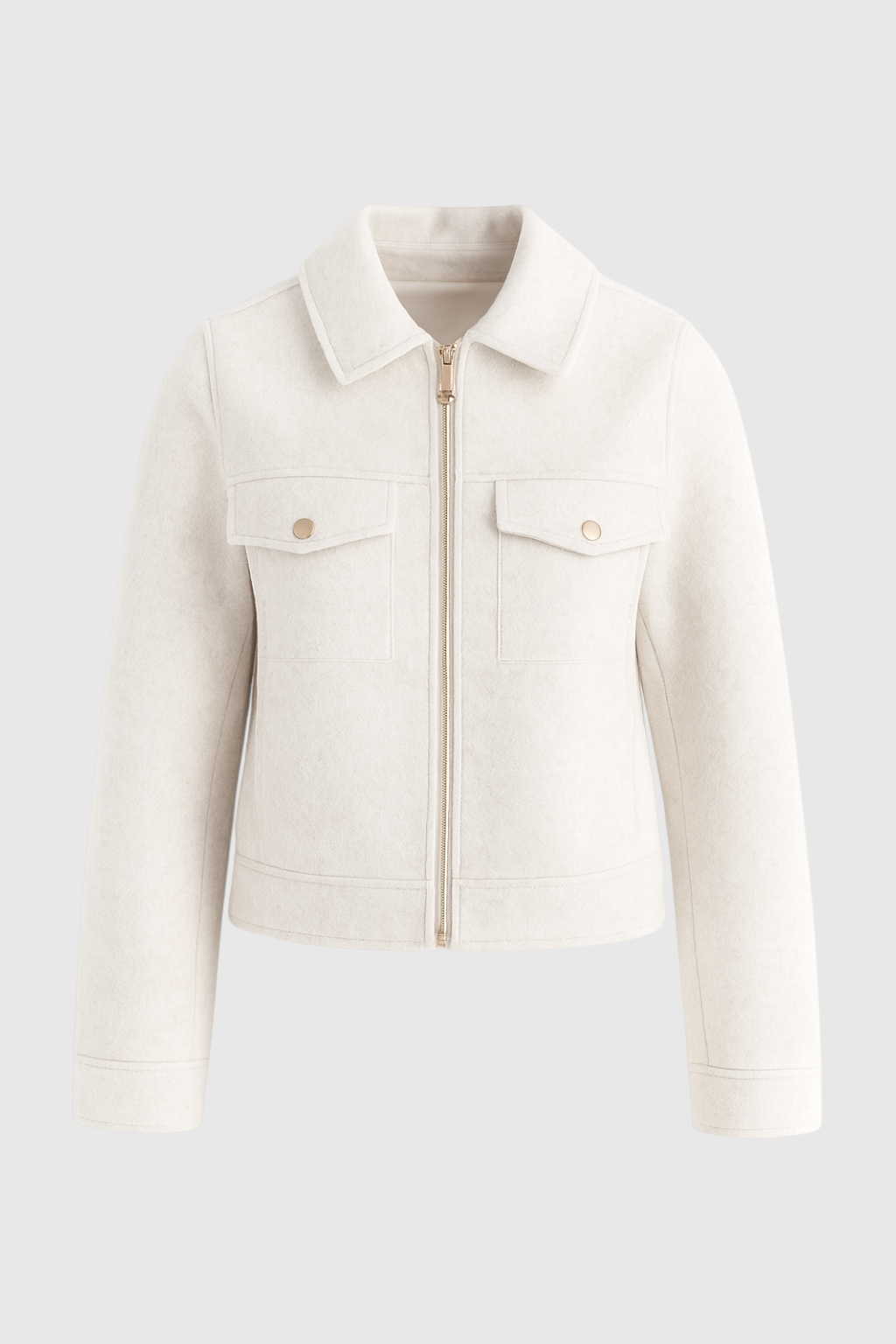 Luna | Cropped Zip-Up Jacket - ginlerie 2