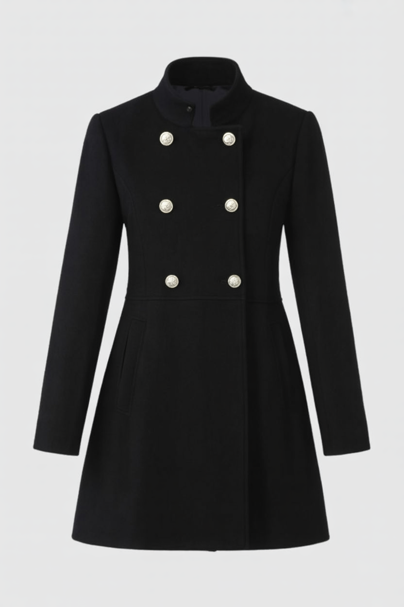Luna | Double-Breasted Winter Coat - ginlerie 0