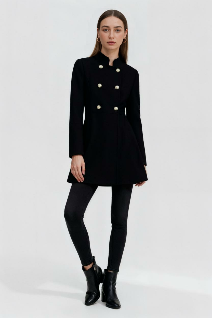 Luna | Double-Breasted Winter Coat - ginlerie 2