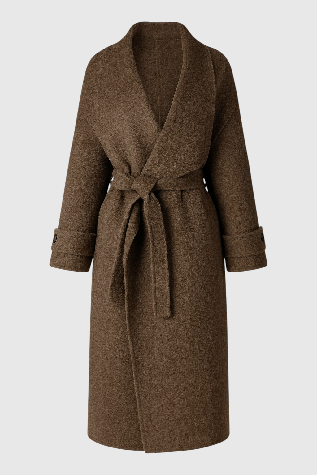 Luna | Elegant Brown Coat - ginlerie 0