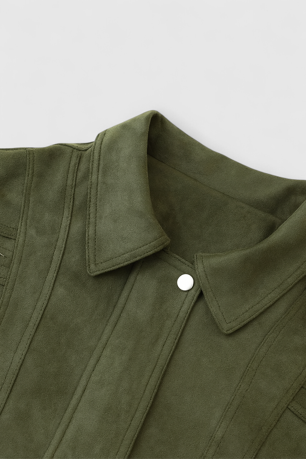 Luna | Elegant Green Bomber Jacket - ginlerie 4