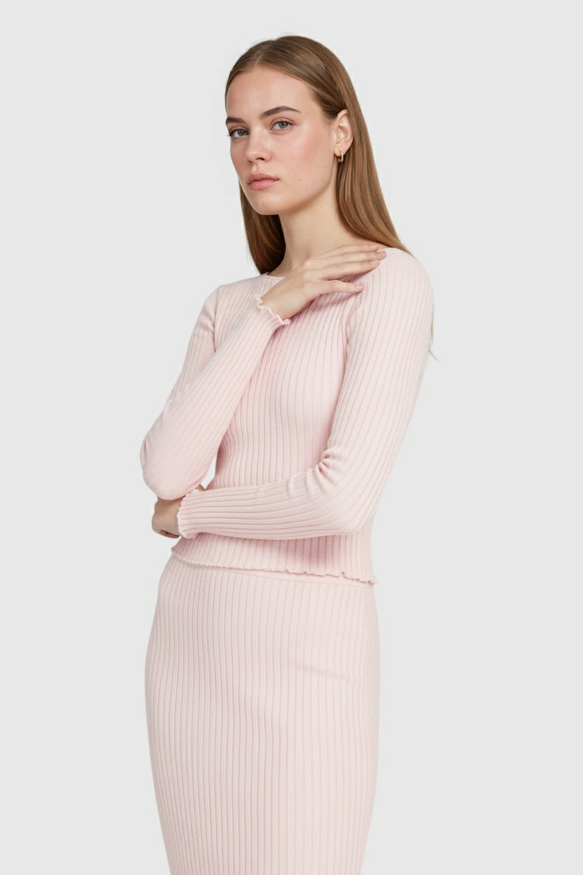 Luna | Elegant Knit Skirt Set - ginlerie 1