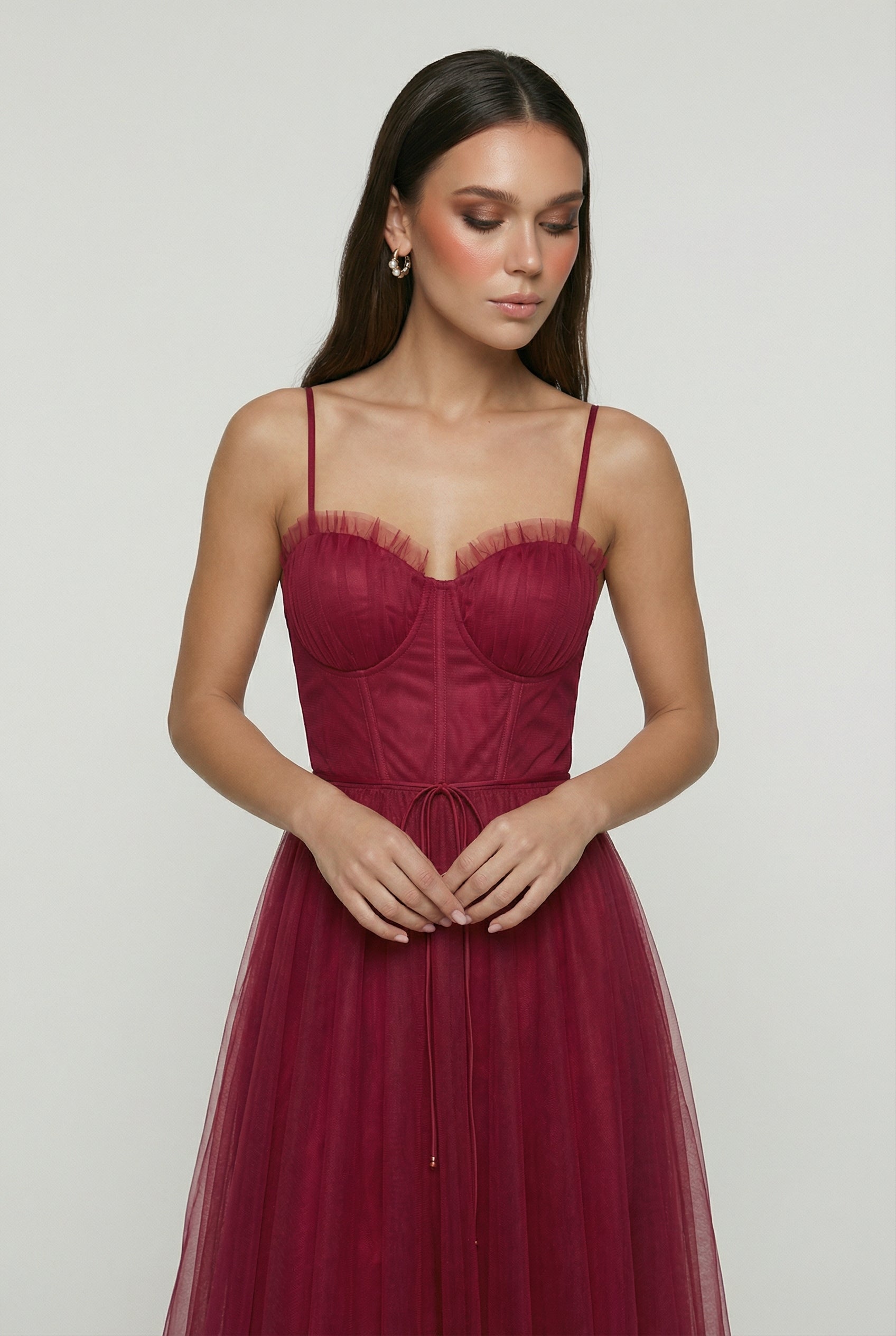 Luna | Elegant Midi Dress for Wedding Guests - ginlerie 1