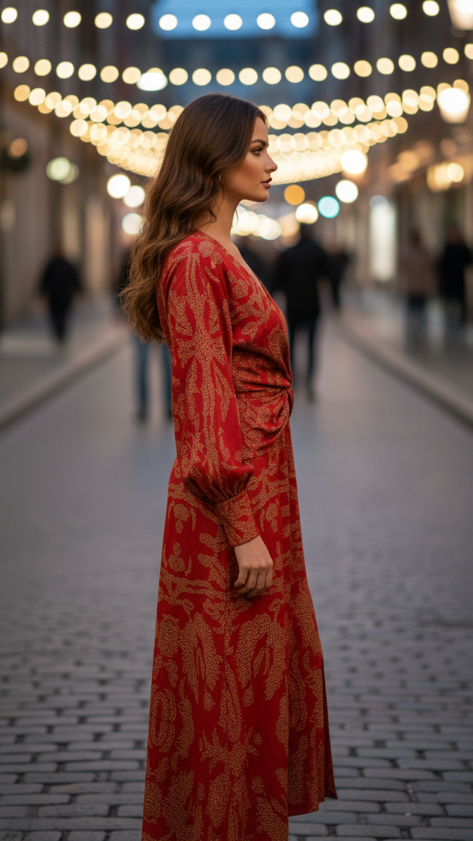 Luna | Elegant Wedding Guest Dress - ginlerie 8