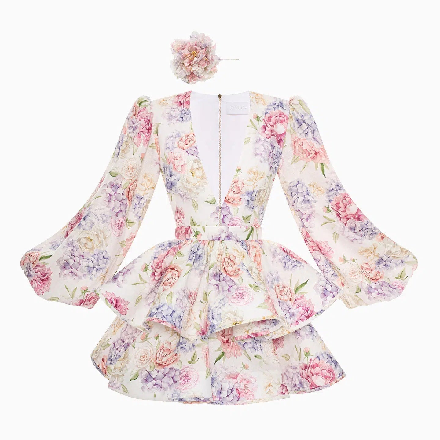 Luna | Floral Print Summer Dress - ginlerie 3