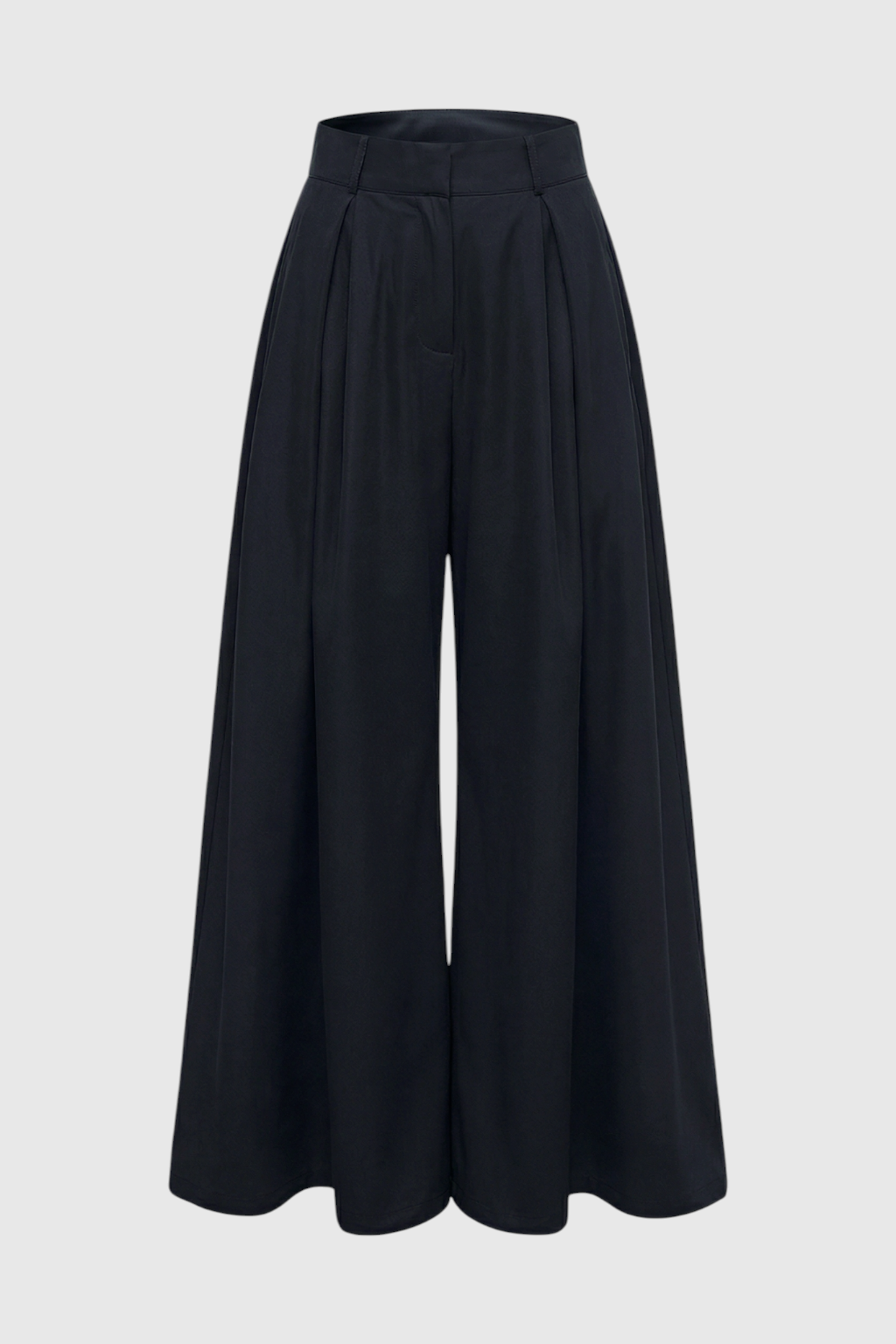Luna | High-Waisted Wide Leg Pants - ginlerie 0