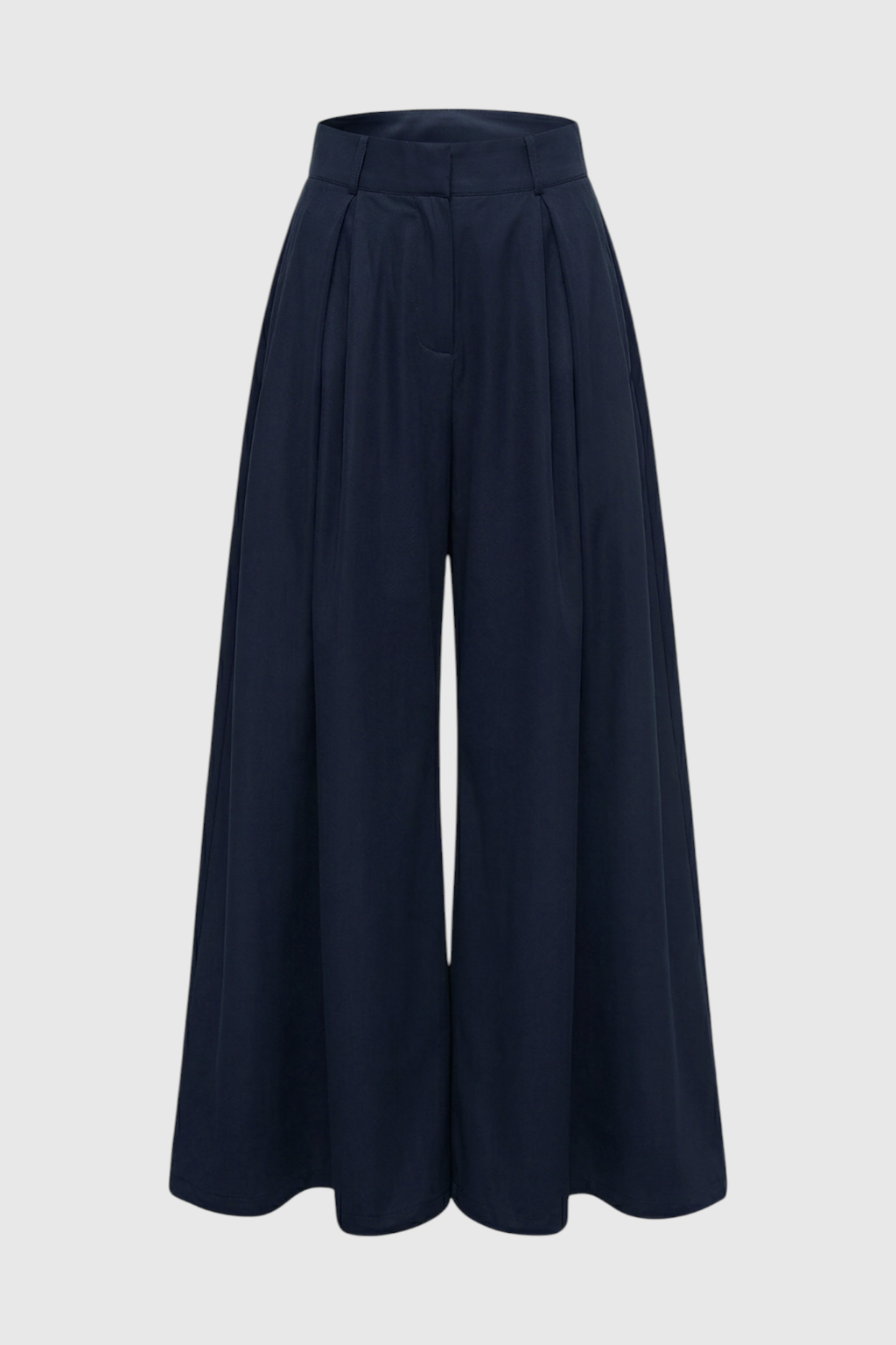 Luna | High-Waisted Wide Leg Pants - ginlerie 0