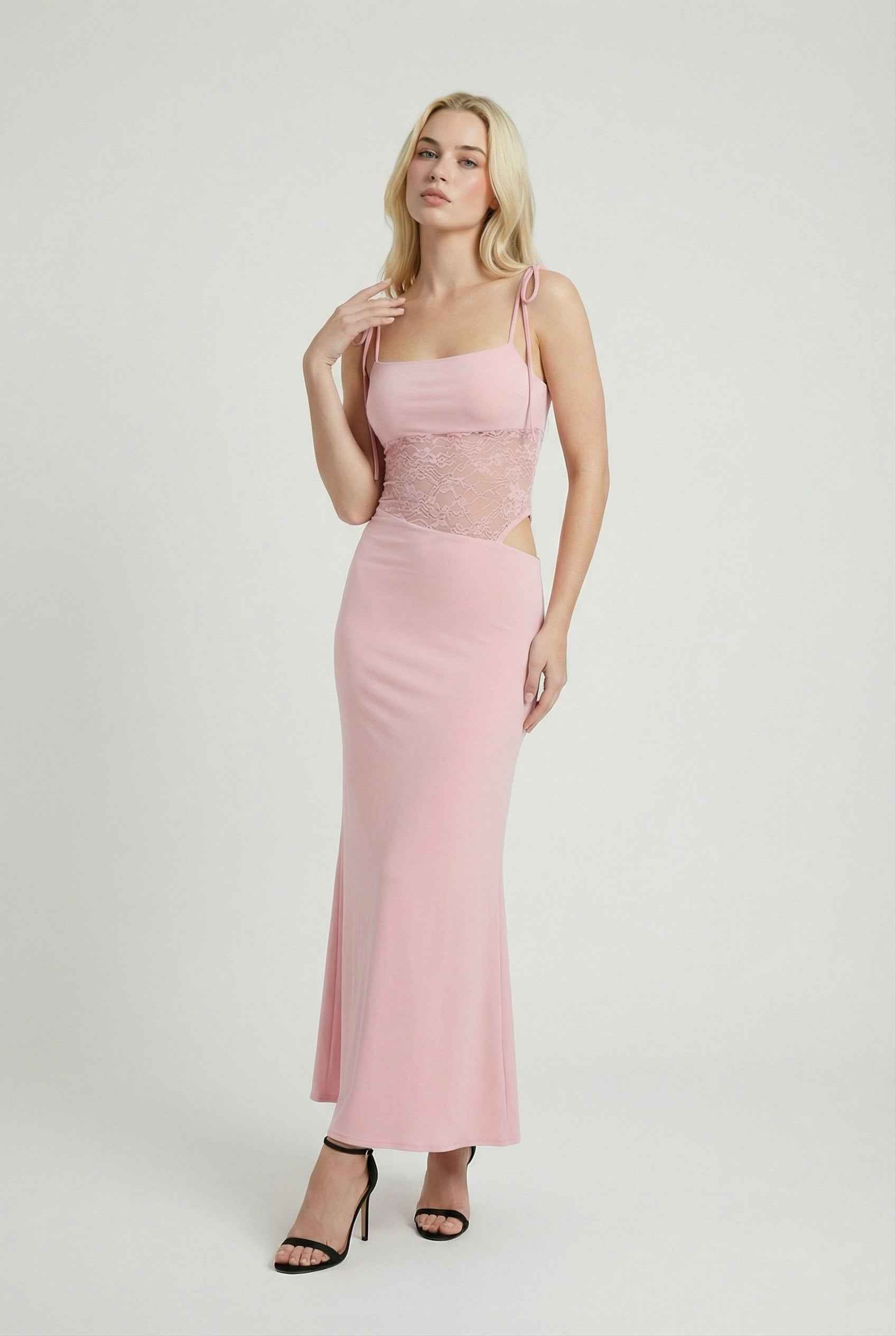 Luna | Lace Maxi Dress - ginlerie 2