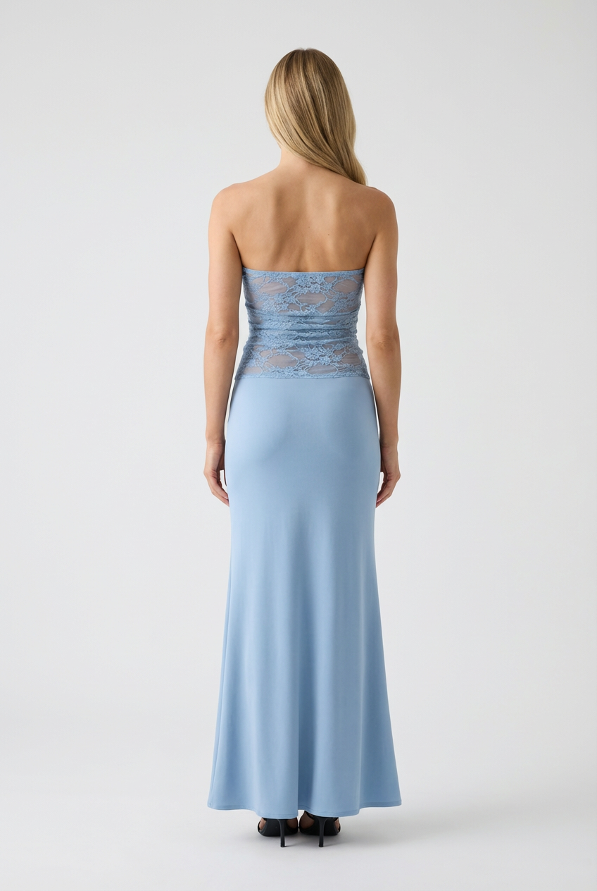 Luna | Lace Mermaid Dress - ginlerie 3