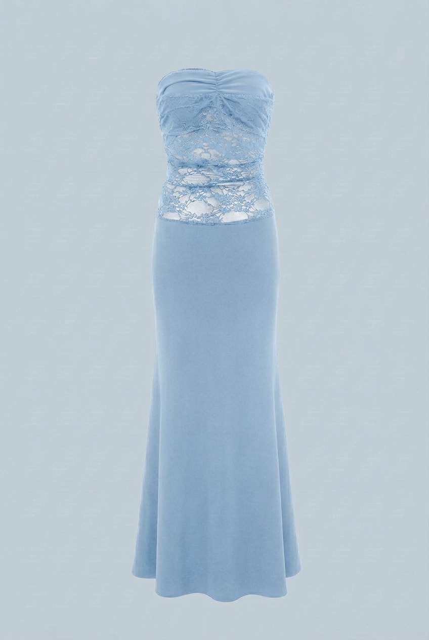 Luna | Lace Mermaid Dress - ginlerie 5