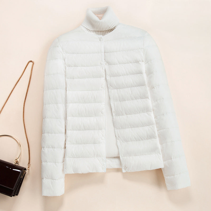 Luna | Lightweight Quilted Down Jacket - ginlerie 2