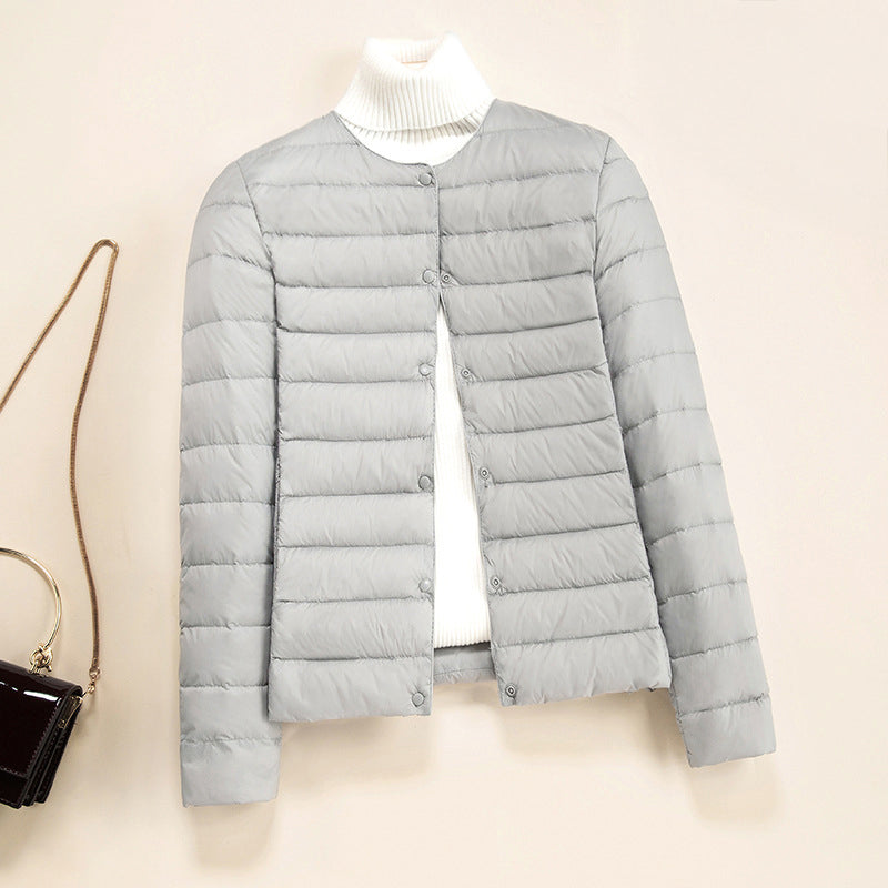 Luna | Lightweight Quilted Down Jacket - ginlerie 3