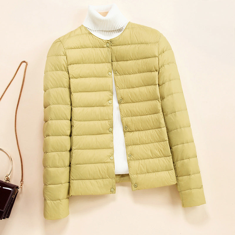 Luna | Lightweight Quilted Down Jacket - ginlerie 4