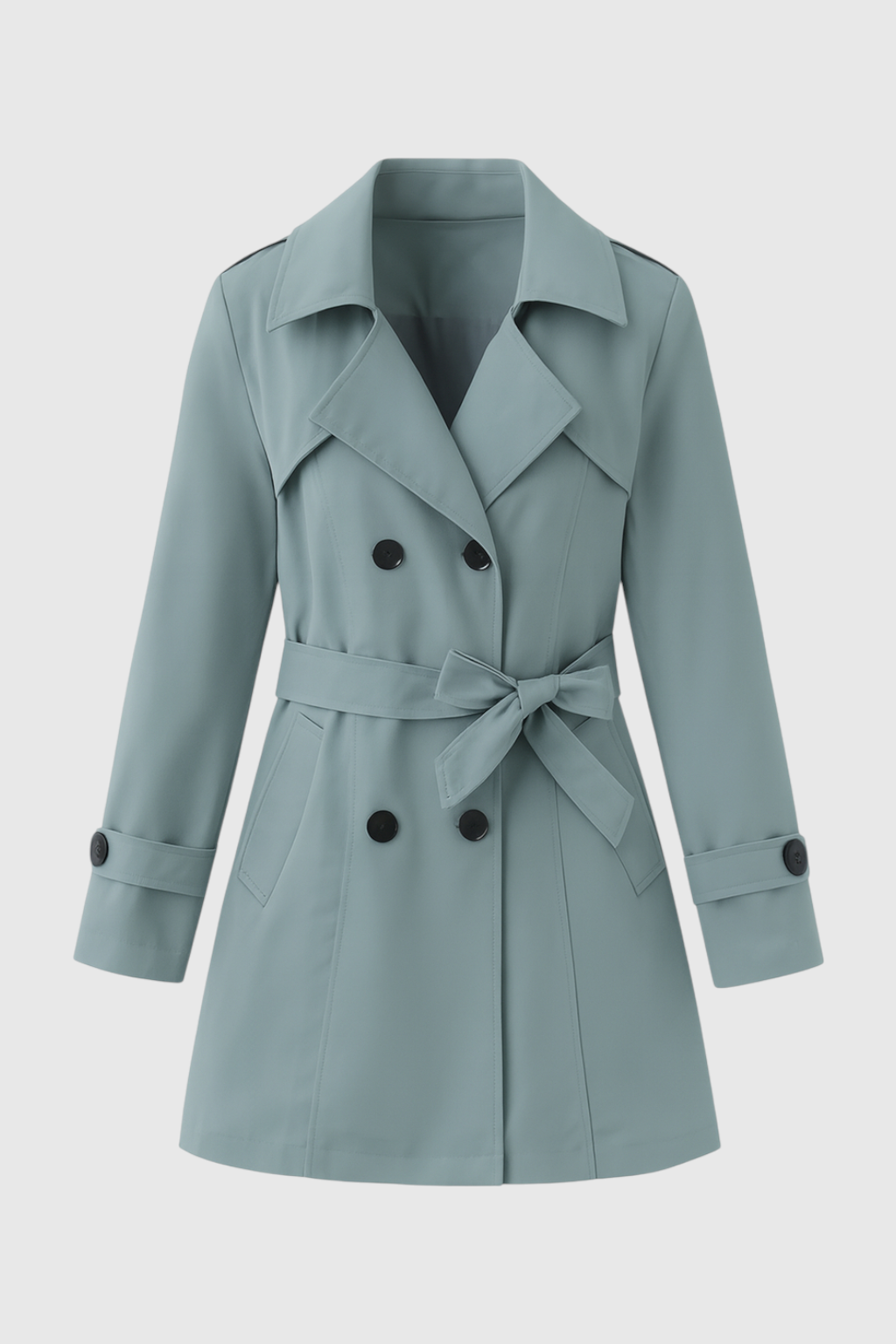 Luna | Mid-Length Trench Coat - ginlerie 0