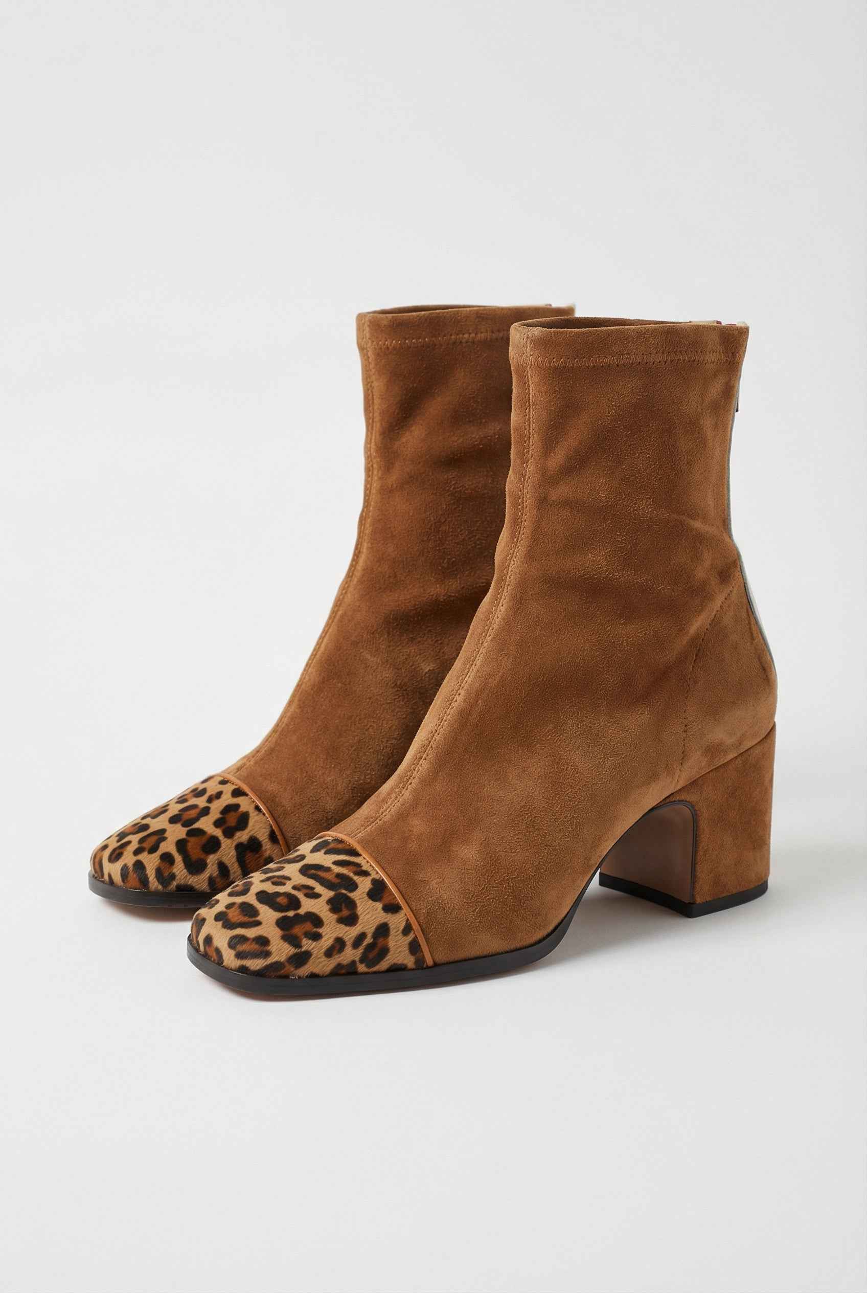 Luna | Mid Calf Leather Boots - ginlerie 0