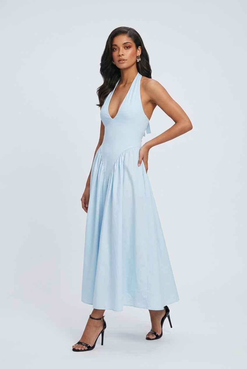 Luna | Midi Cocktail Dress - ginlerie 2
