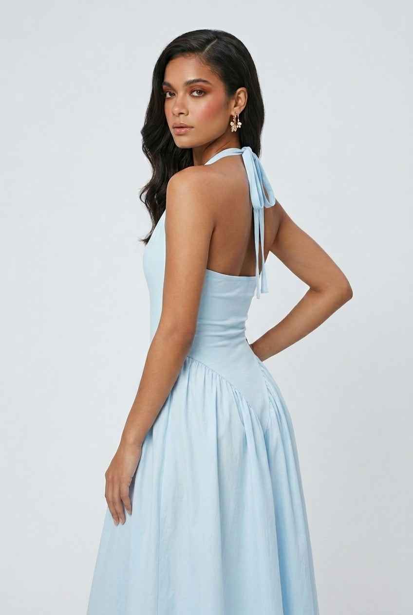 Luna | Midi Cocktail Dress - ginlerie 5