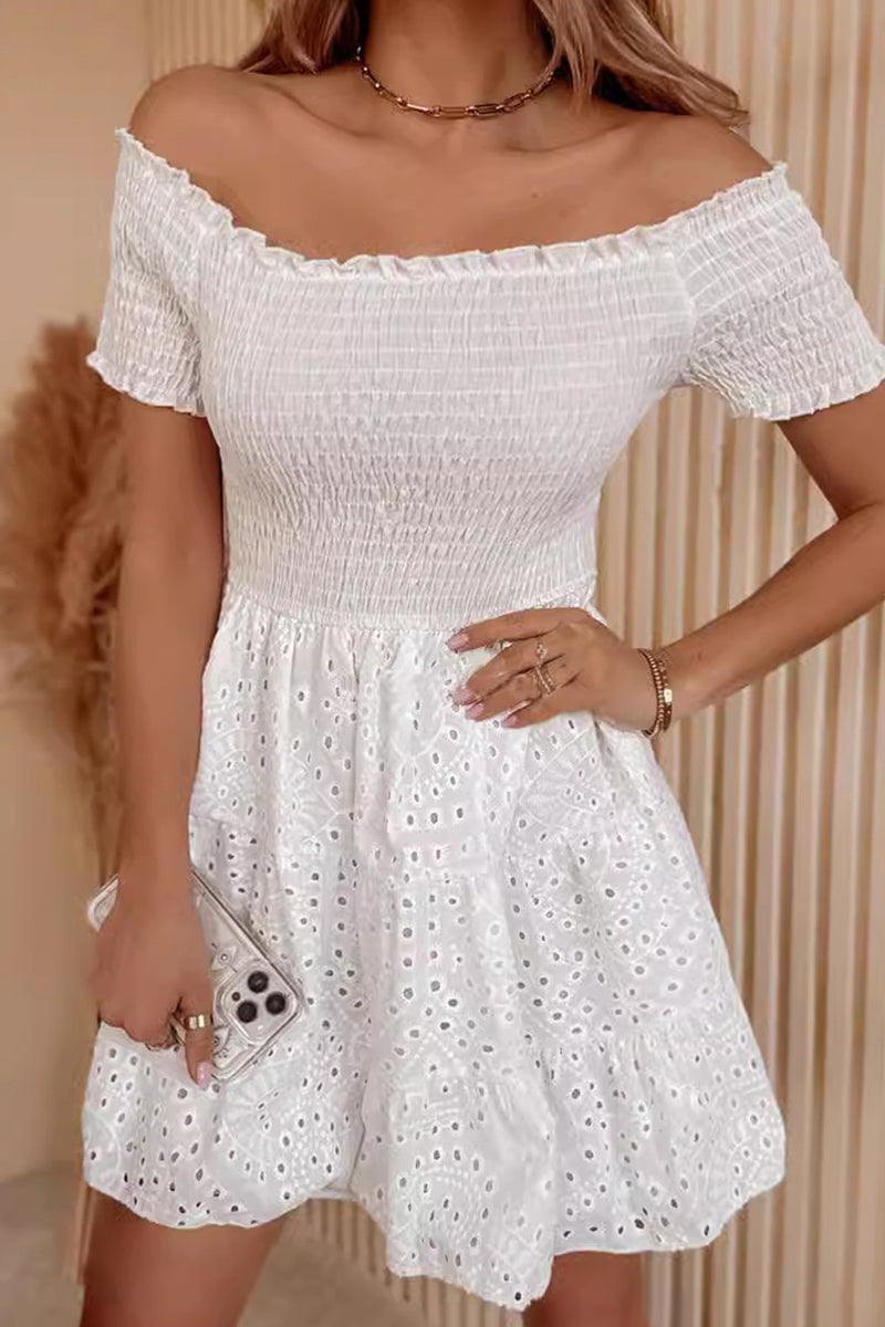 Luna | Off-Shoulder Dress - ginlerie 0