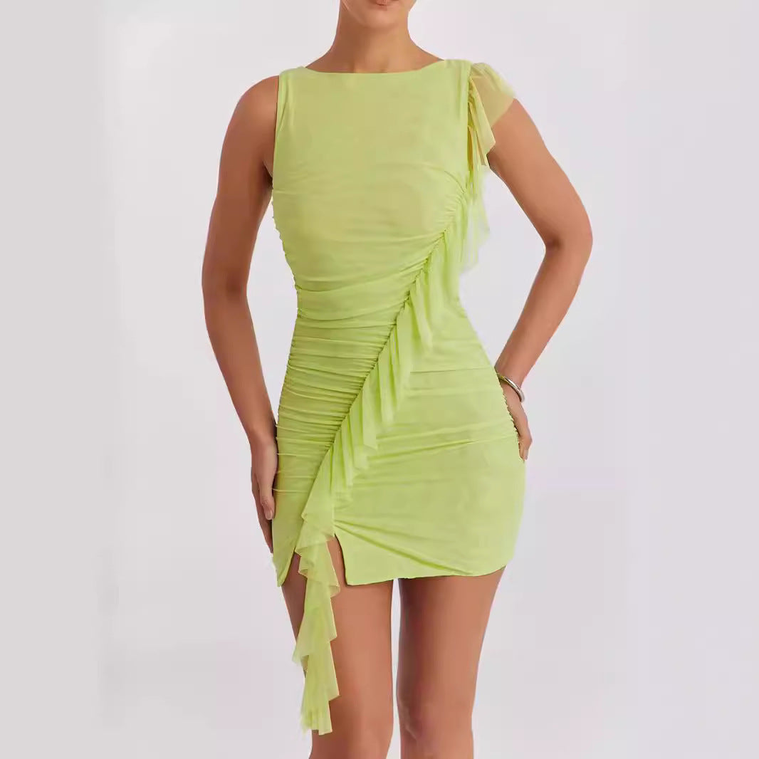 Luna | Ruffled Mini Dress