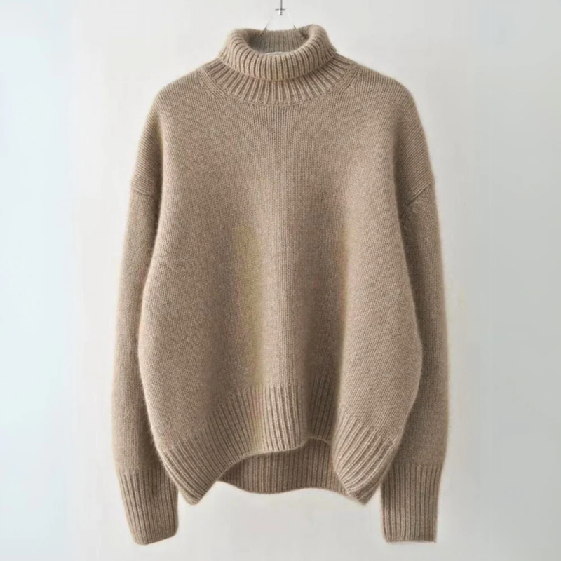 Luna | Soft Knit Turtleneck Sweater - ginlerie 2