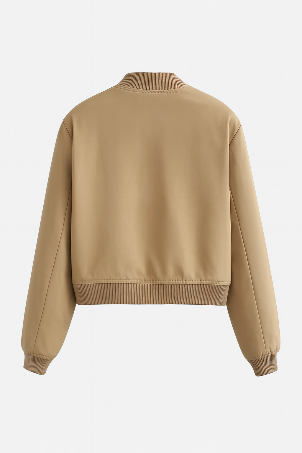 Luna | Stylish Khaki Bomber Jacket - ginlerie 5