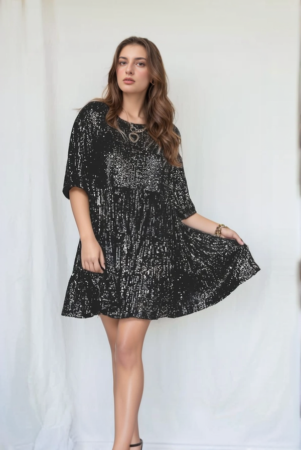 Luna | Tiered Mini Dress - ginlerie 4