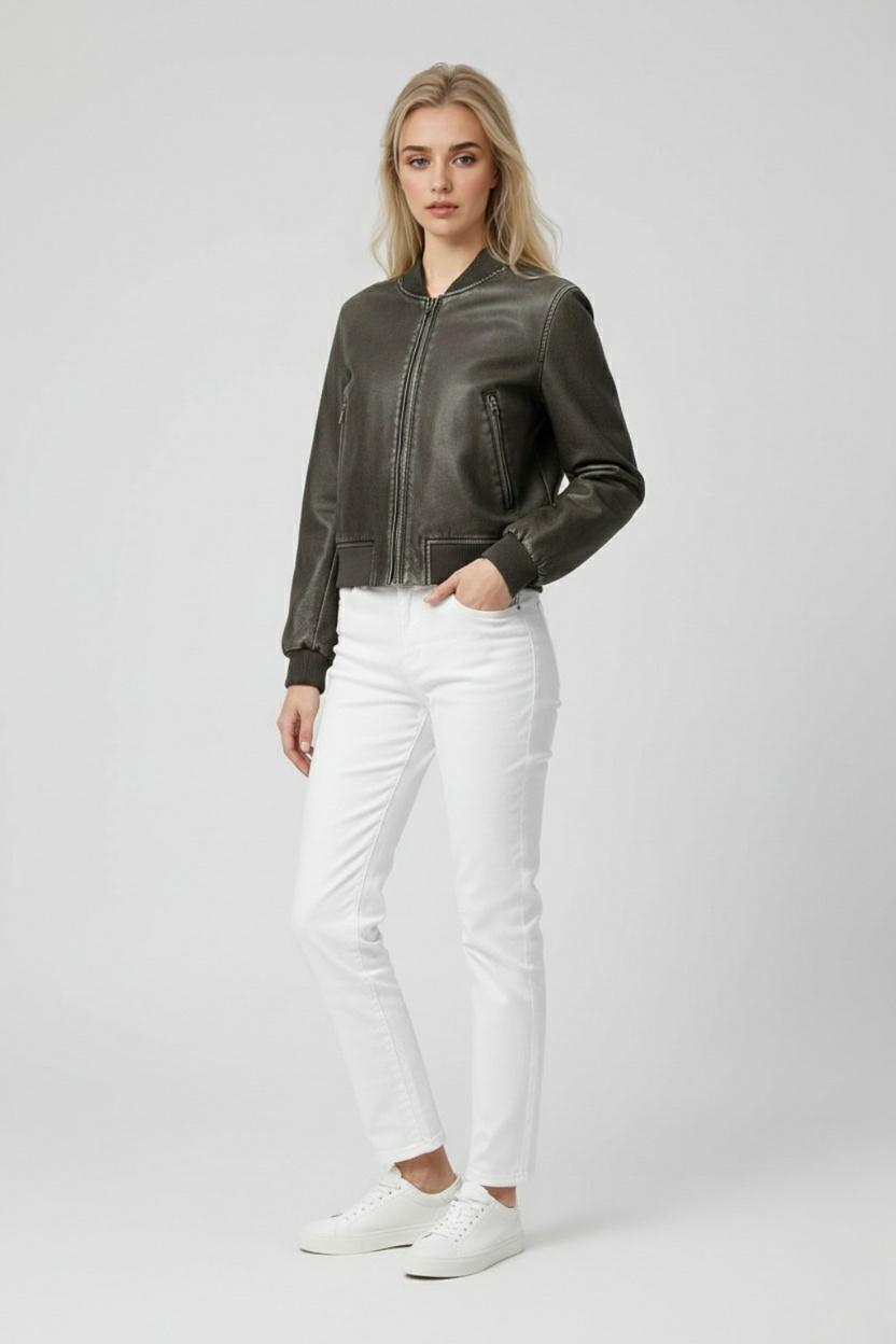 Luna | Vintage Bomber Jacket - ginlerie 2