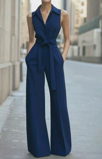 Luna | Wide-Leg Jumpsuit - ginlerie 2