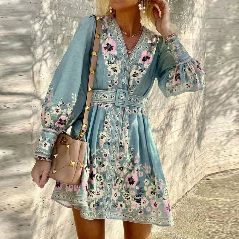 Lyra | A-Line Mini Dress - ginlerie 0
