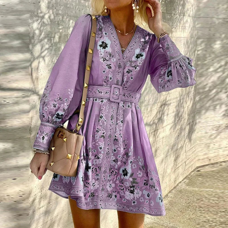 Lyra | A-Line Mini Dress - ginlerie 1