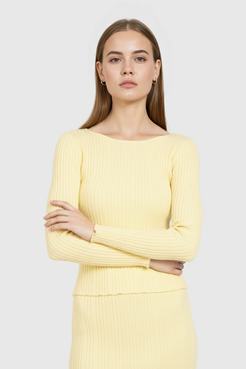 Maya | Chic Knit Skirt Set - ginlerie 1