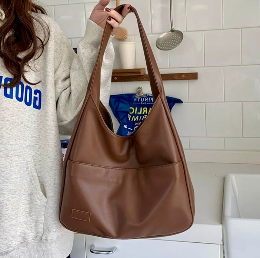 Maya | Chic Vegan Leather Shoulder Bag - ginlerie 3
