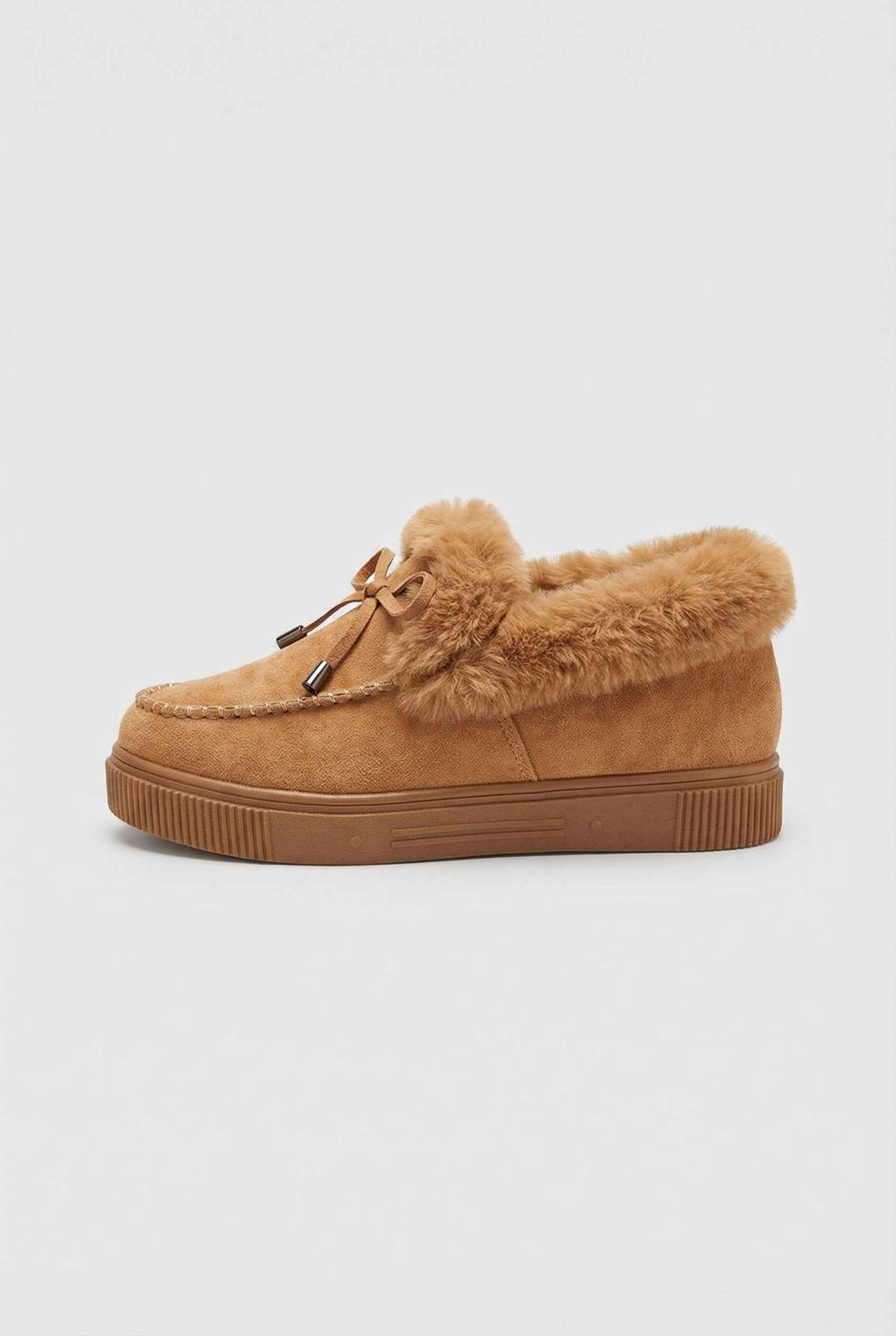 Maya | Cozy Light Brown Snow Boots - ginlerie 4