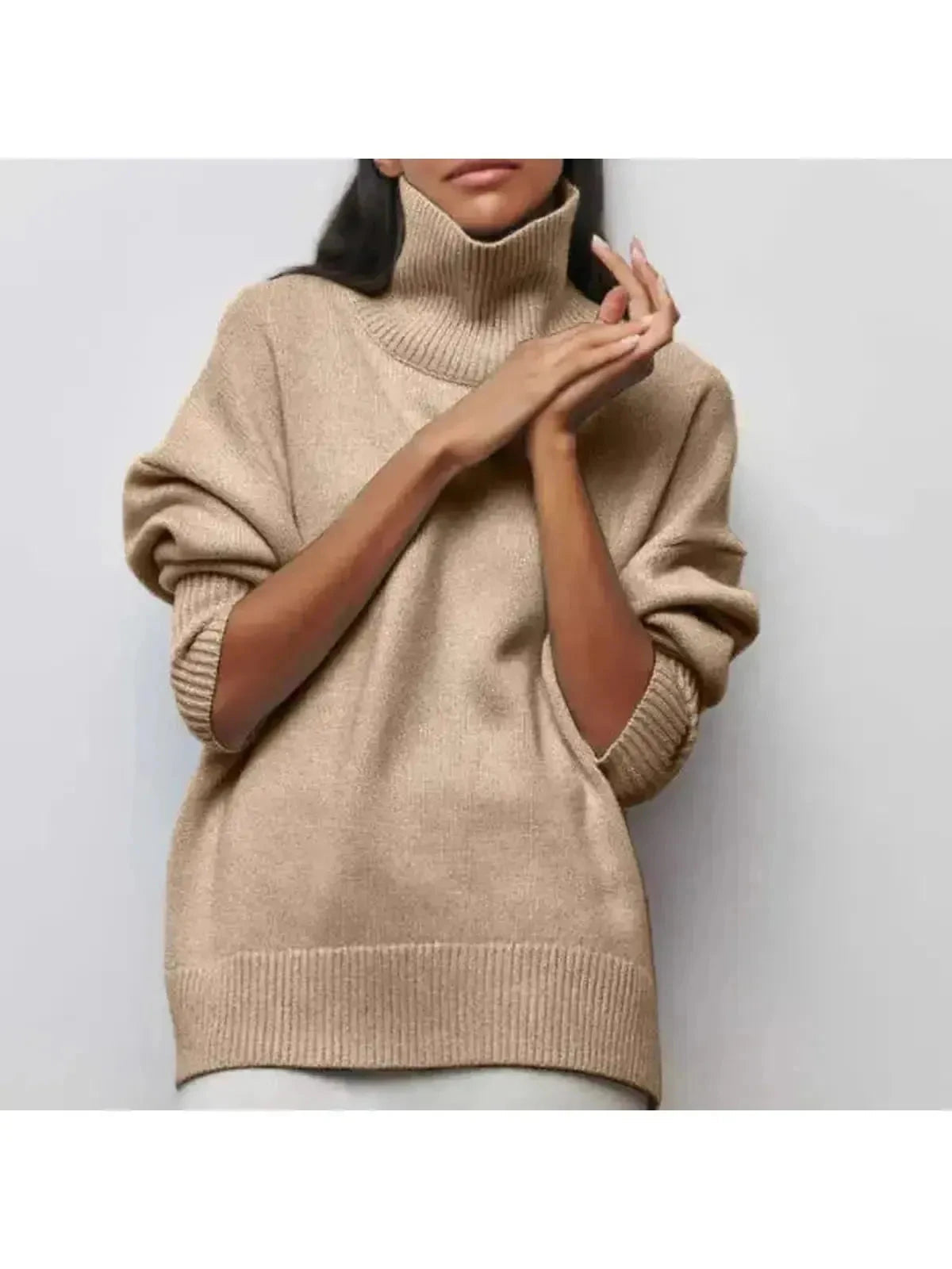 Maya | Cozy Turtleneck Sweater - ginlerie 5