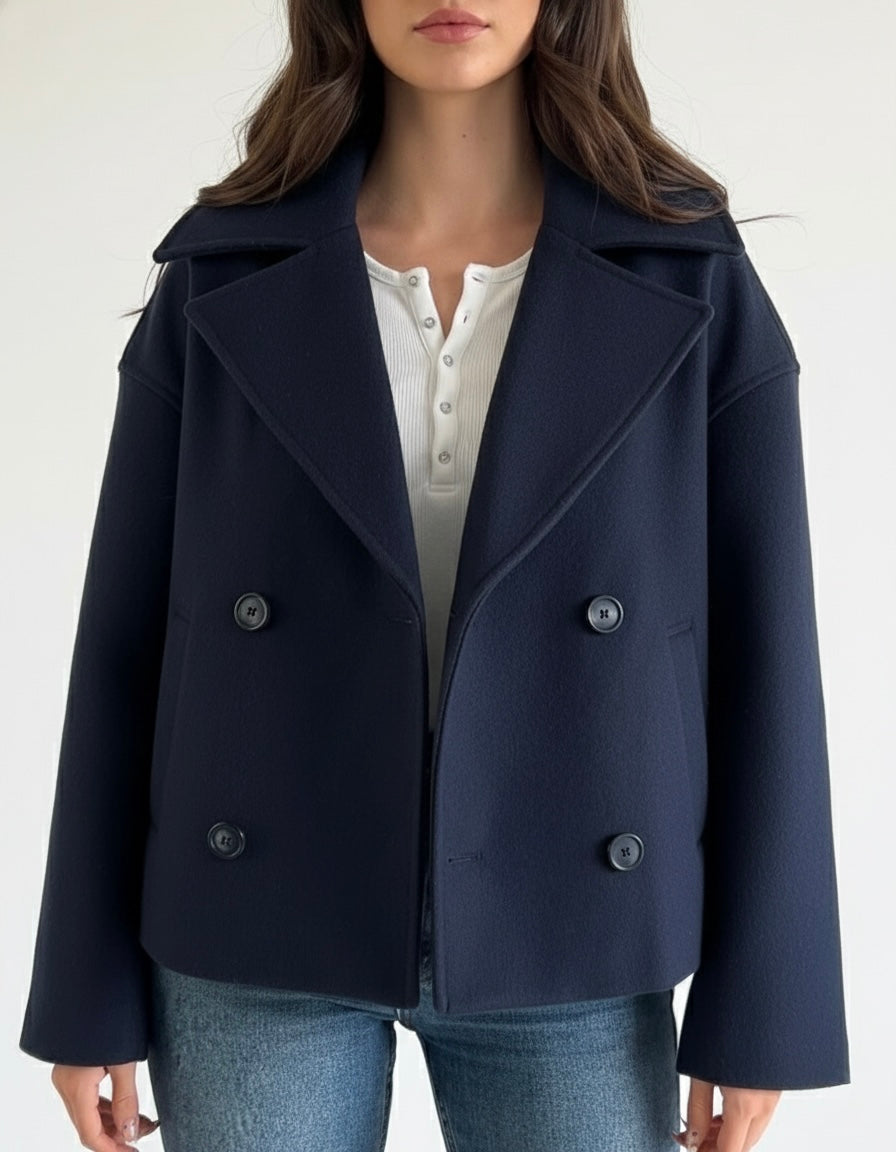 Maya | Double-Breasted Trench Coat - ginlerie 0